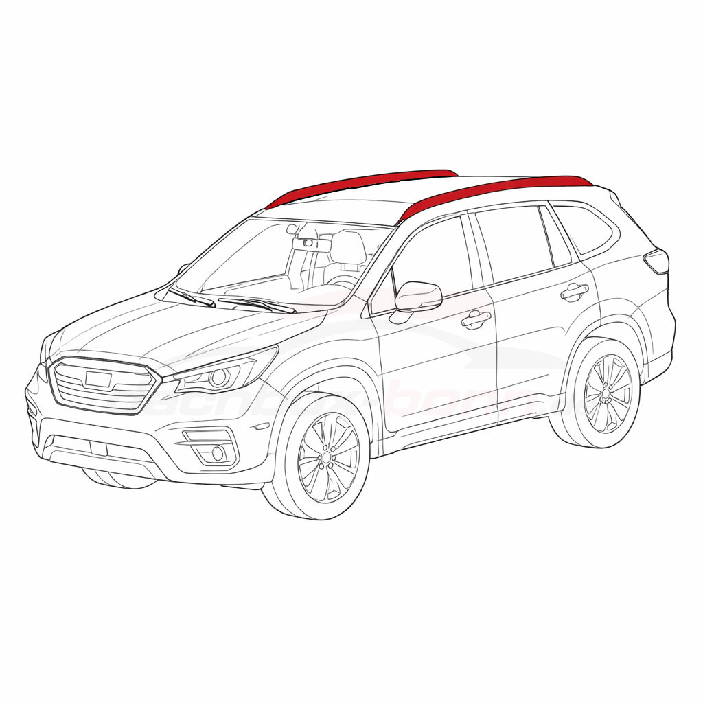 Dachträger - integrierte Dachreling